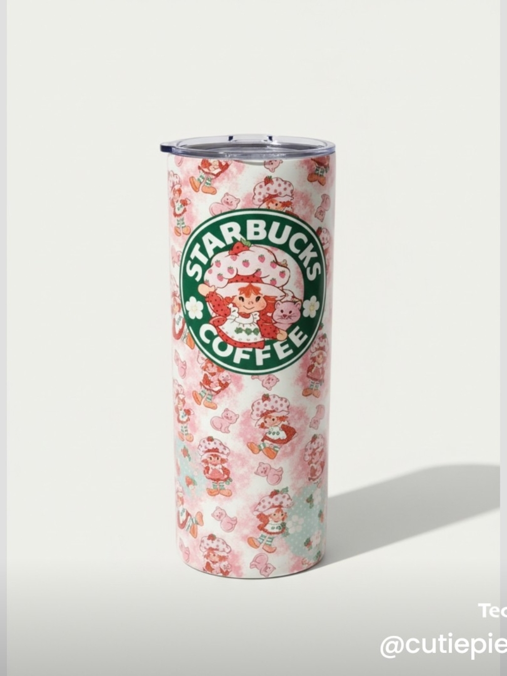 Starbucks x Strawberry Character Pink Stainless Travel Tumbler